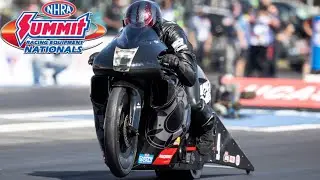 2024 NHRA Summit Nationals | Pro Stock Motorcycle Qualifying Q3 | Norwalk, OH