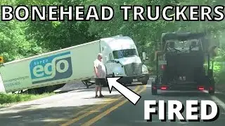 STUCK IN A DITCH | Bonehead Truckers of the Week