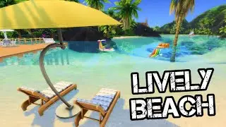 Lively Family Beach 🌴 | Speed Build - The Sims 4