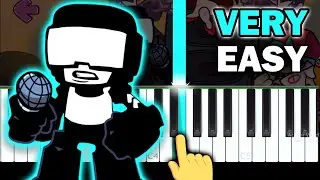 Friday Night Funkin' WEEK 7 - Guns - VERY EASY Piano tutorial