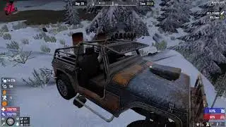 7 Days to Die - 4x4 Truck (Road Trip & Looting)