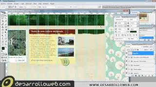 Diseño web con texturas en Photoshop. Parte 11