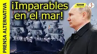 Rusia exhibe su poder en el Día de la Marina