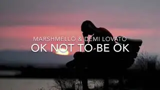 Marshmello & Demi Lovato - Ok Not To Be Ok (Lyrics)
