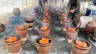 老漢賣烤雞，路人指著黑桶嫌臟不願買，卻見顧客跑來：幸好趕上了~【顏值聚寶盆】