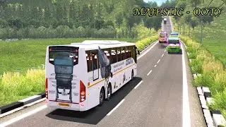 KSRTC Airvat Club Class Volvo Bus Journey | Ets2 Indian Mod | Ets2 Journey