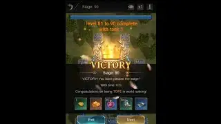 Clash Of Empire new levels 2022 tower of Merlin levels 81 to 90 complete with rank 1
