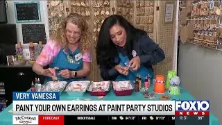 Paint Your Own Earrings at Paint Party Studios