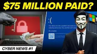 Why Does This Company Give $75 Million to HACKERS? (FRAUD??) | Windows Shutdown? Cyber News