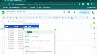 Google sheets - Combine Date and Time columns into one column | Concatenate & Text Formula
