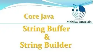 Core Java 82 -StringBuffer And StringBuilder