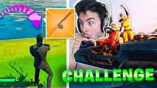 ¡GANANDO SOLO CON LO QUE SAQUEMOS DE LA CAÑA DE PESCAR! FORTNITE *erlandcito*RETO