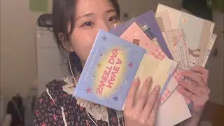 𝗔𝗦𝗠𝗥 | 오늘은 편지지 구경시켜줄게요☺️💌, 킨조 젤리 먹어보다🍬, 자기 전 듣기 좋은 수다 asmr, Talking asmr, 잠오는 소리, 진성 asmr🧸