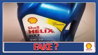 fake shell helix h7 5w30 #review ? | counterfeit ? | palsu ? shell helix h7 made in Hong Kong #video