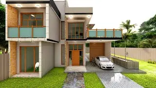 07. Two Story House Model 2021 || New Model
