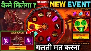 Samurai Spin Free Fire || How To Get Zombified Samurai Bundle || Free Fire Ne Event