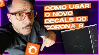 HOW TO APPLY DECALS IN CORONA RENDERER 8 - CORONA 8 NEW FEATURES