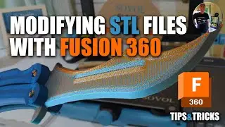 Modifying STL Files with Fusion 360 🔪 3D Printed Butterfly Training Knife on Sovol SV07+ in Silk PLA