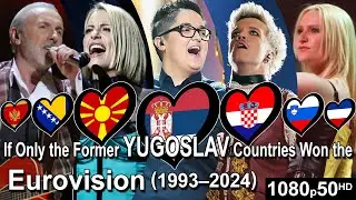 If Only the Former Yugoslav Countries won the Eurovision (1993-2024)