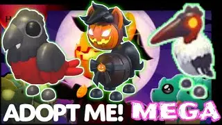 NEW ADOPT ME! HALLOWEEN MEGA NEON PETS #adoptmehalloween