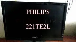 Ремонт(разобрать вскрыть) Монитора Телевизора PHILIPS 221TE2L (B01)