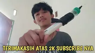 MENCOBA MAINAN MERIAM SPIRTUS PIPA BEKAS -SPESIAL 2K SUBSCRIBER 🙏