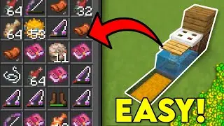 Easiest Minecraft 1.21/26.1+ AFK Fish Farm! Bedrock + Java