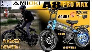 ANIIOKI A8 PRO MAX - 52V 1600W 60Ah - Un Fatbike IMPRESSIONNANT !