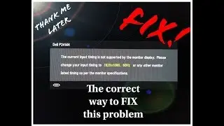 How to FIX DELL RESOLUTION PROBLEM? 100% WORKING