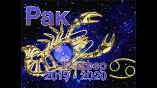 РАК ♋ ЗОДИАКАЛЬНЫЙ ТАРО ПРОГНОЗ на  2019 - 2020 год. 