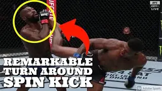 Joaquin Buckley Crazy Kick Knockout😱💥 | UFC Fight Night: Moraes vs. Sandhagen 😱💥🔥