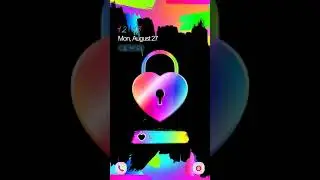 [Samsung Galaxy Theme] Colorful Heart Lock
