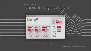 karpy - Karplus-Strong maxforlive instrument
