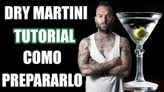 🍸 DRY MARTINI CLÁSICO TUTORIAL /  COMO PREPARARLO #martini #drymartini #tutorial #cocktail #español