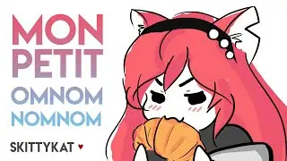 ASMR || French Skitty Pats Her Little Croissants 🥐 