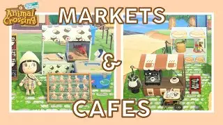 designing marketplaces & cafes in Animal Crossing! • ACNH trends | @imAnnaMolly