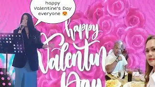 VALENTINE'S ROMANTIC DINNER AT GRAND REGAL HOTEL WITH GUEST PERFOMER AILA SANTOS #valentinesday