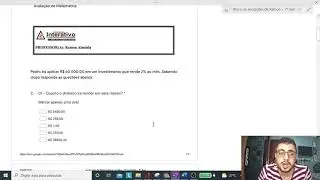 Matemática - Correção da avaliação final - 3ª Unidade - 7° Ano