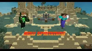 Winning Skywars With Bowspam!  EZ #shorts