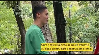 David, Ambasador pentru Acasă, alături de copii