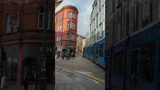 Trams In Birmingham, UK. #Birminghamstreets #birmingham #uk #travel #explore #tourist