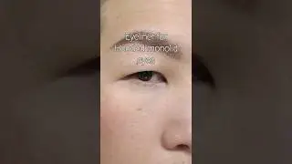 Eyeliner for Really Hooded Puffy Monolid eyes 