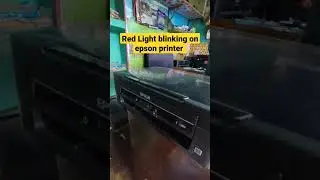 red light blinking on Epson l360 
