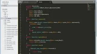 PHP Project- Creating database class