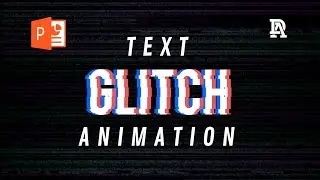 How to Create a Text Glitch Animation in PowerPoint
