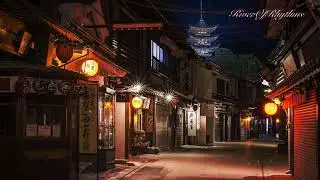Sad & Peaceful Piano - Relaxing Sleep Music, Snowy Tokyo Night