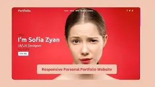 🎨 CREATE A RESPONSIVE PERSONAL PORTFOLIO WEBSITE