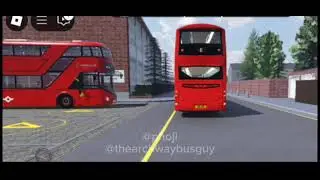 Cricklewood  bus garage crash remade in Croydon Roblox