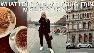 WHAT I DID, ATE AND BOUGHT IN MELBOURNE ✈️ VLOG AND HAUL ✈️ THE JO DEDES AESTHETIC