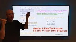 Find the First Term of the Sequence